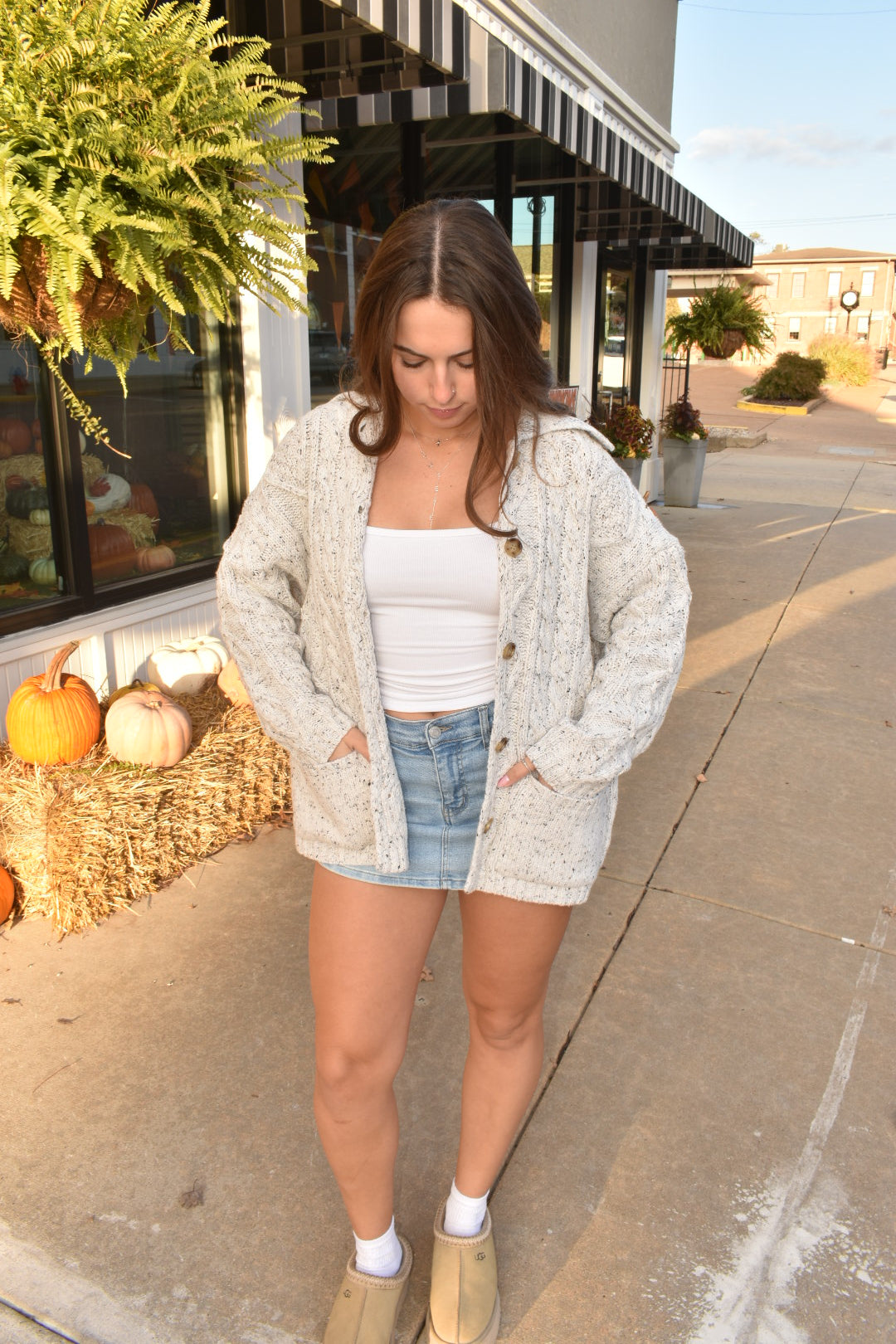 Everyday Cozy Cable Knit Cardigan