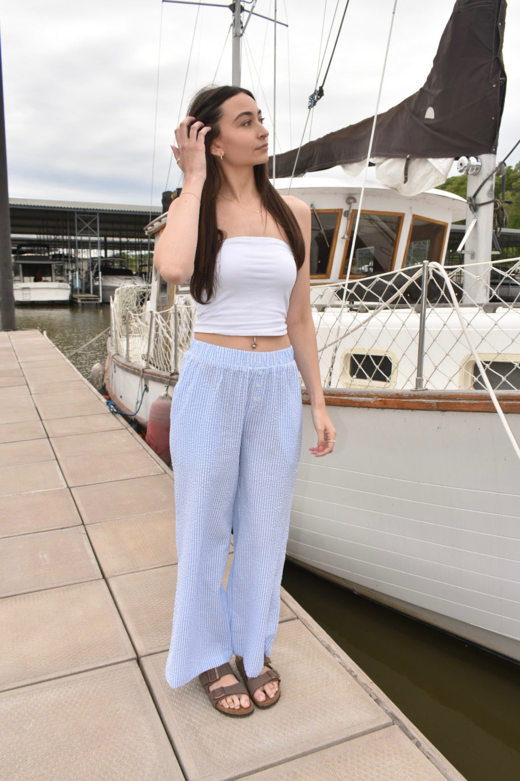 Harbor Striped Pants