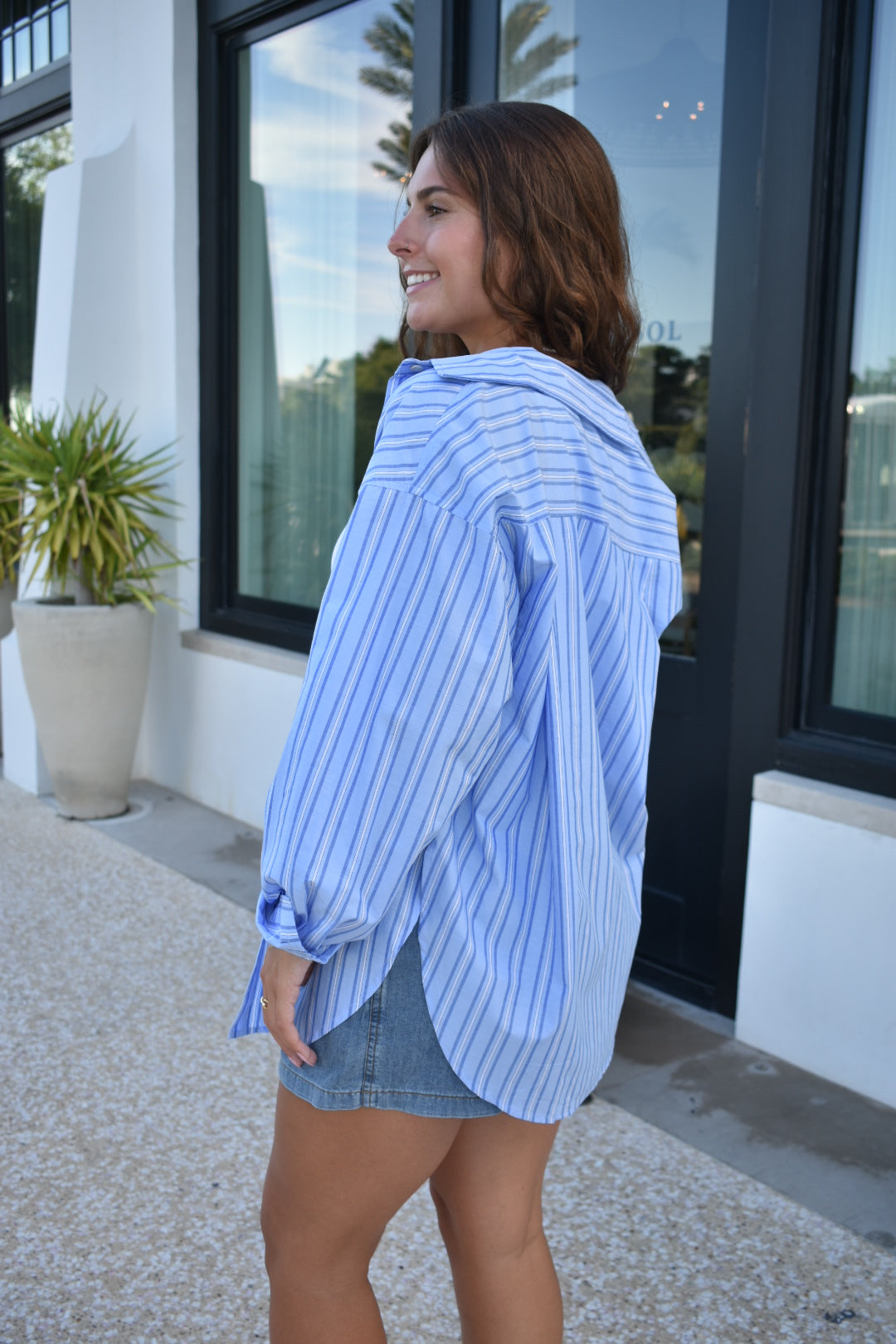 Aegean Blues Button Down