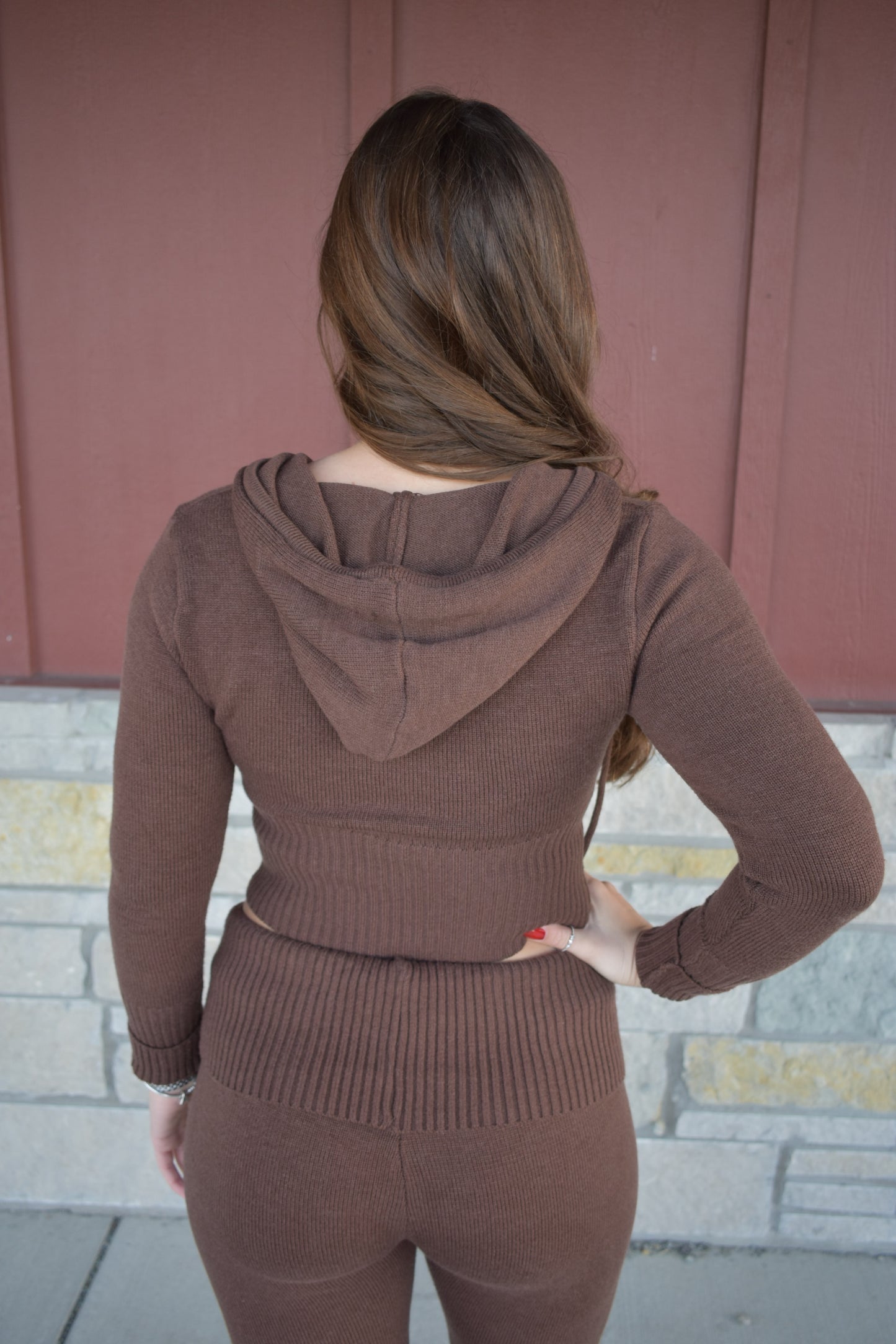 Teddy Knit Zip Up