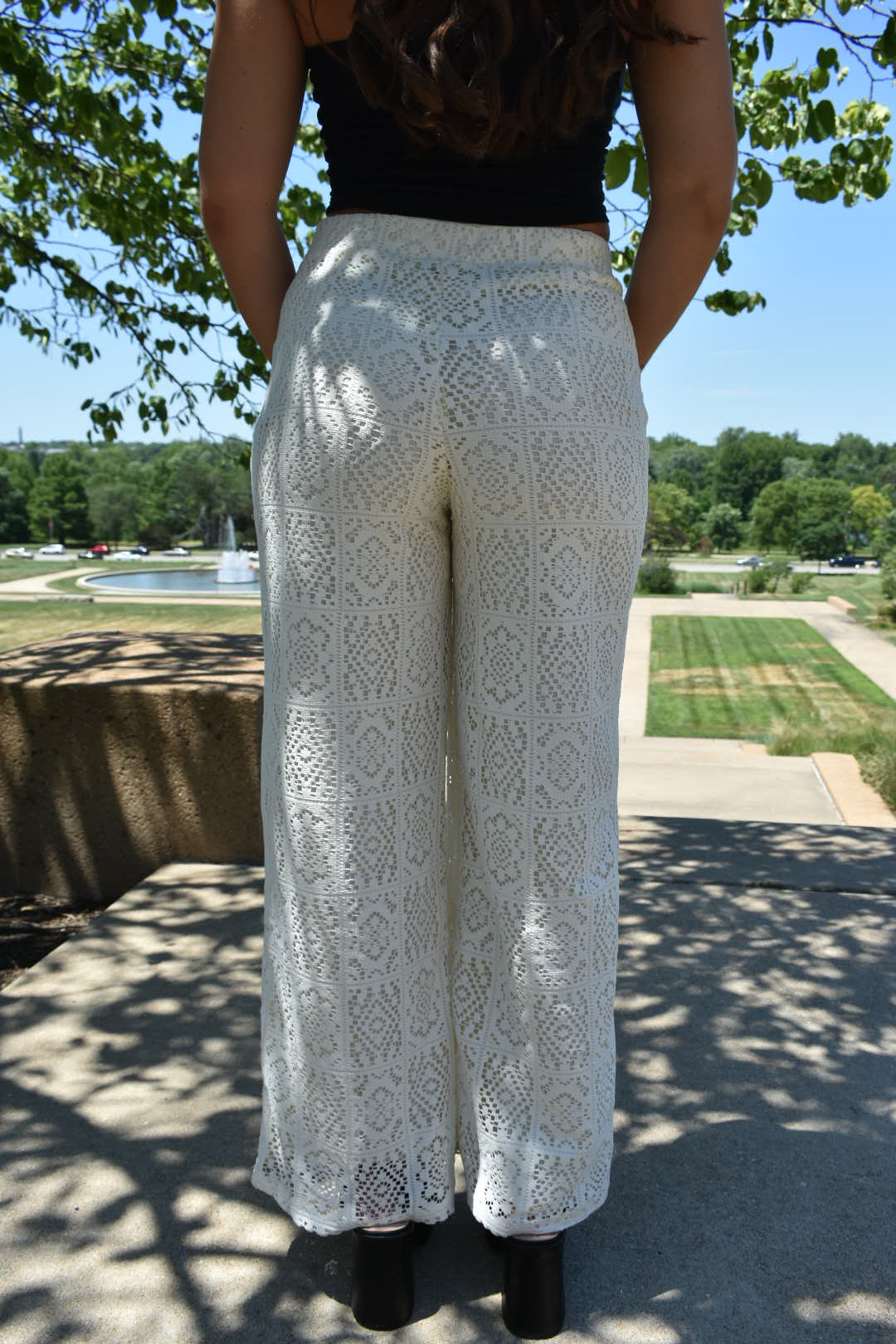 Crochet Straight Leg Pants