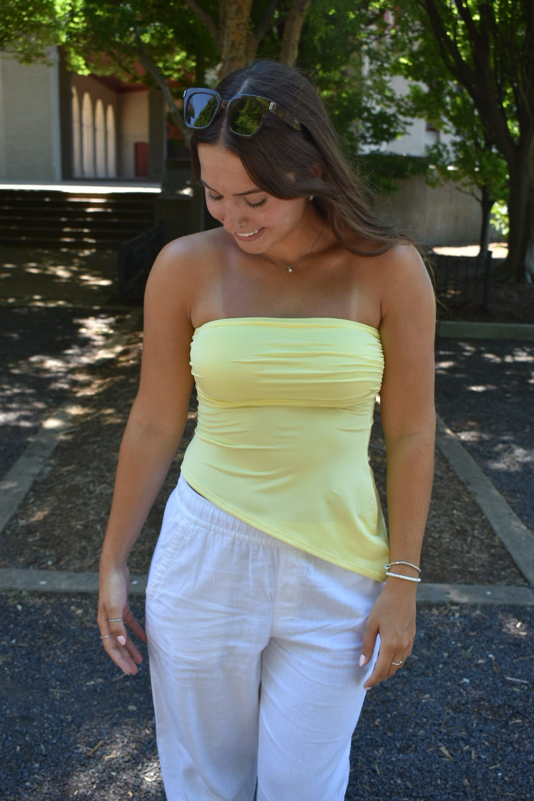 Asymmetrical Tube Top Sweet Elms Boutique Asymmetrical Tube Top Sweet Elms Boutique