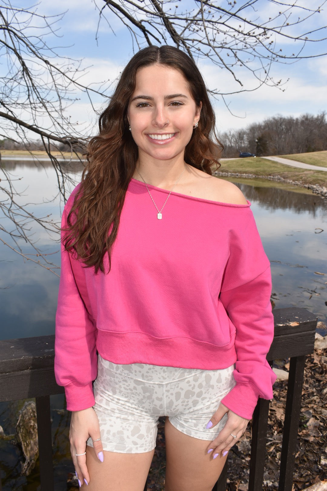 Ruby Off The Shoulder Crew