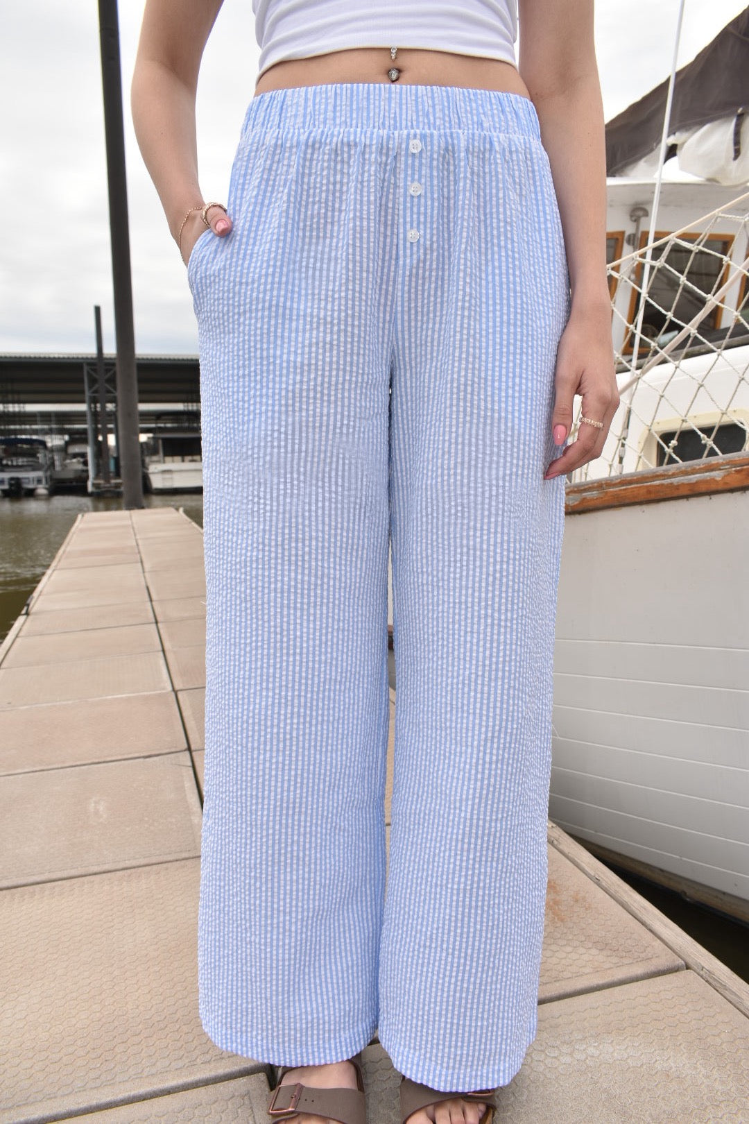 Harbor Striped Pants
