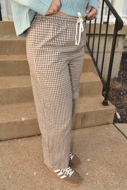Cinnamon Spice Plaid Pants