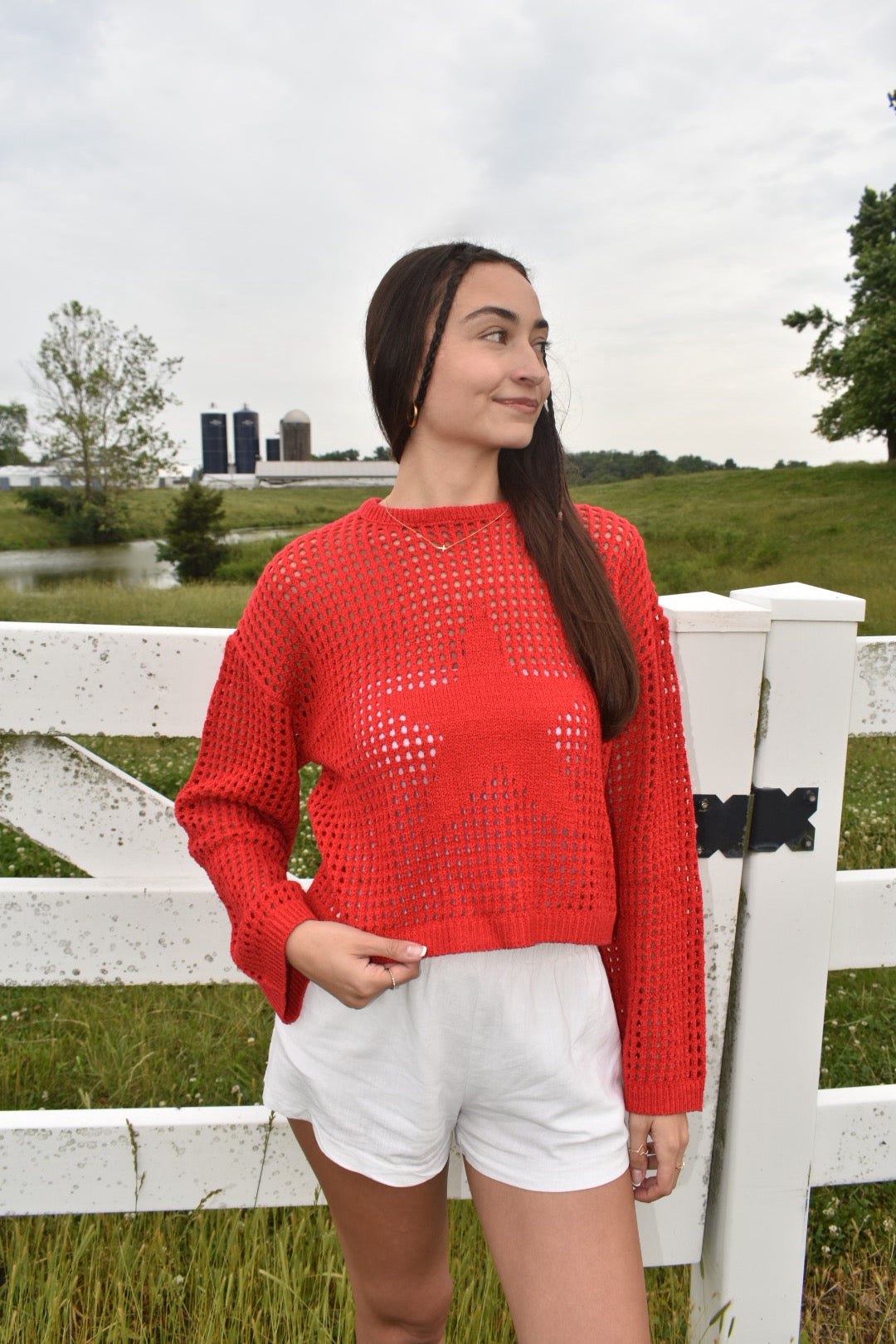 All-American Crochet Sweater