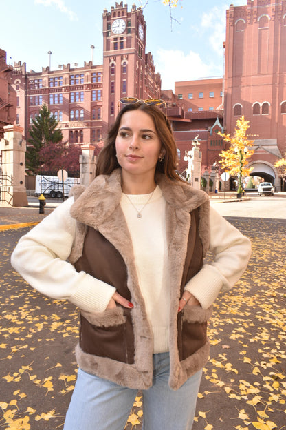Chestnuts Roasting Fur Vest