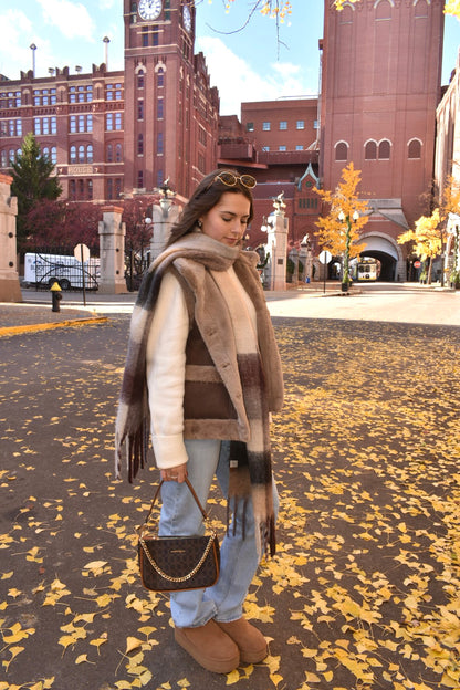 Chestnuts Roasting Fur Vest