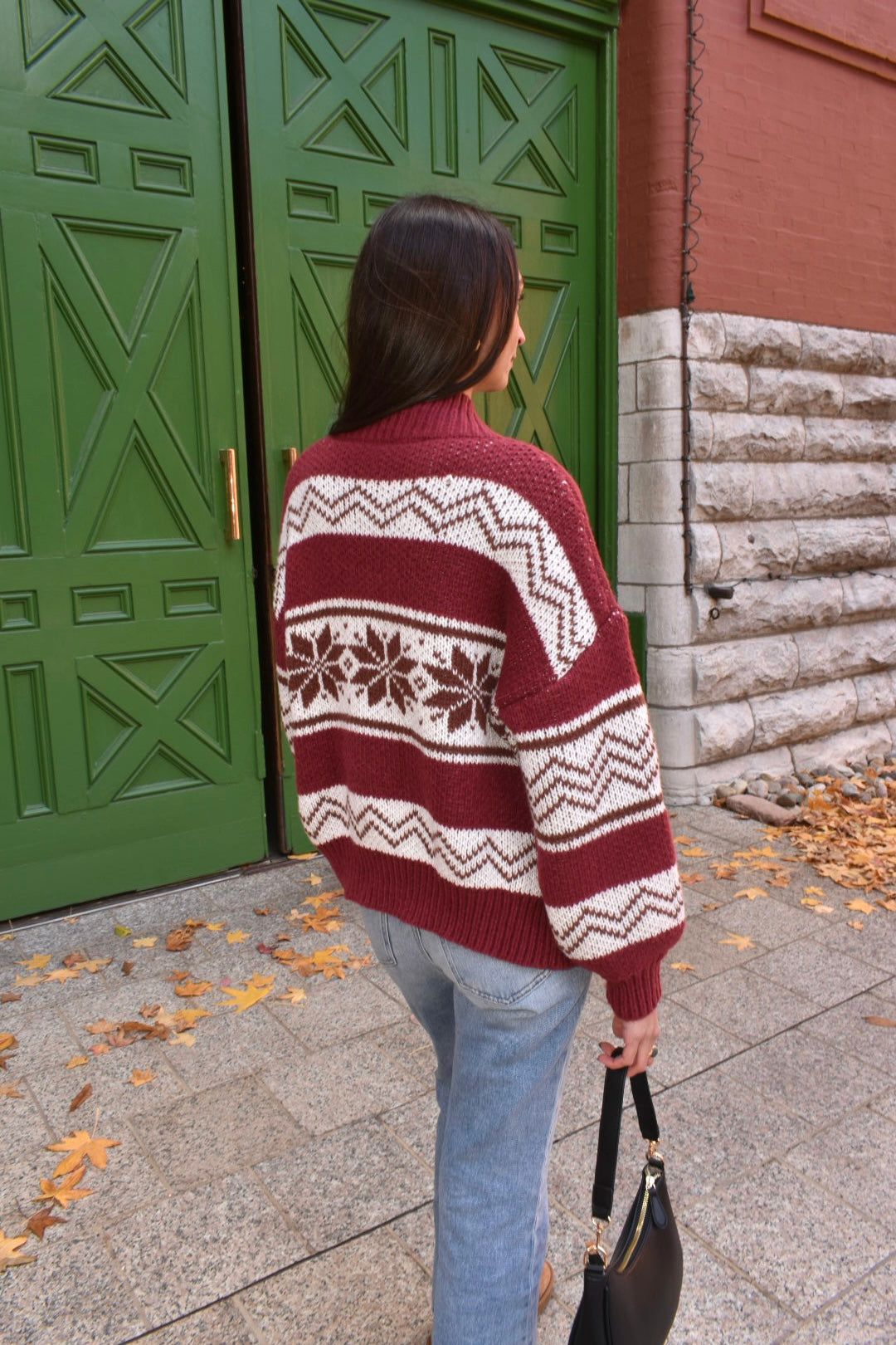 Berry Merry Fair Isle Jacket