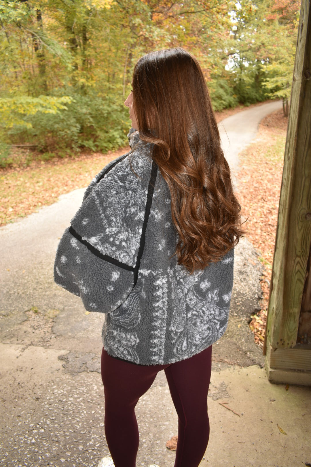 Bandana Printed Sherpa