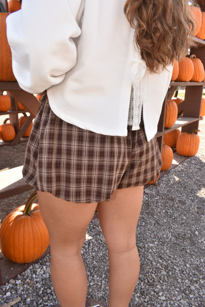Plaid Bloomer Shorts