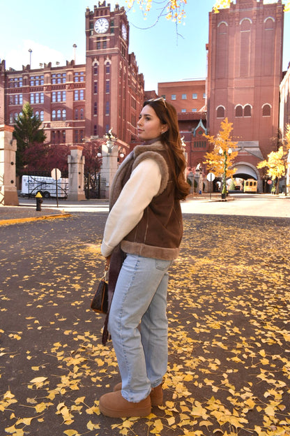 Chestnuts Roasting Fur Vest