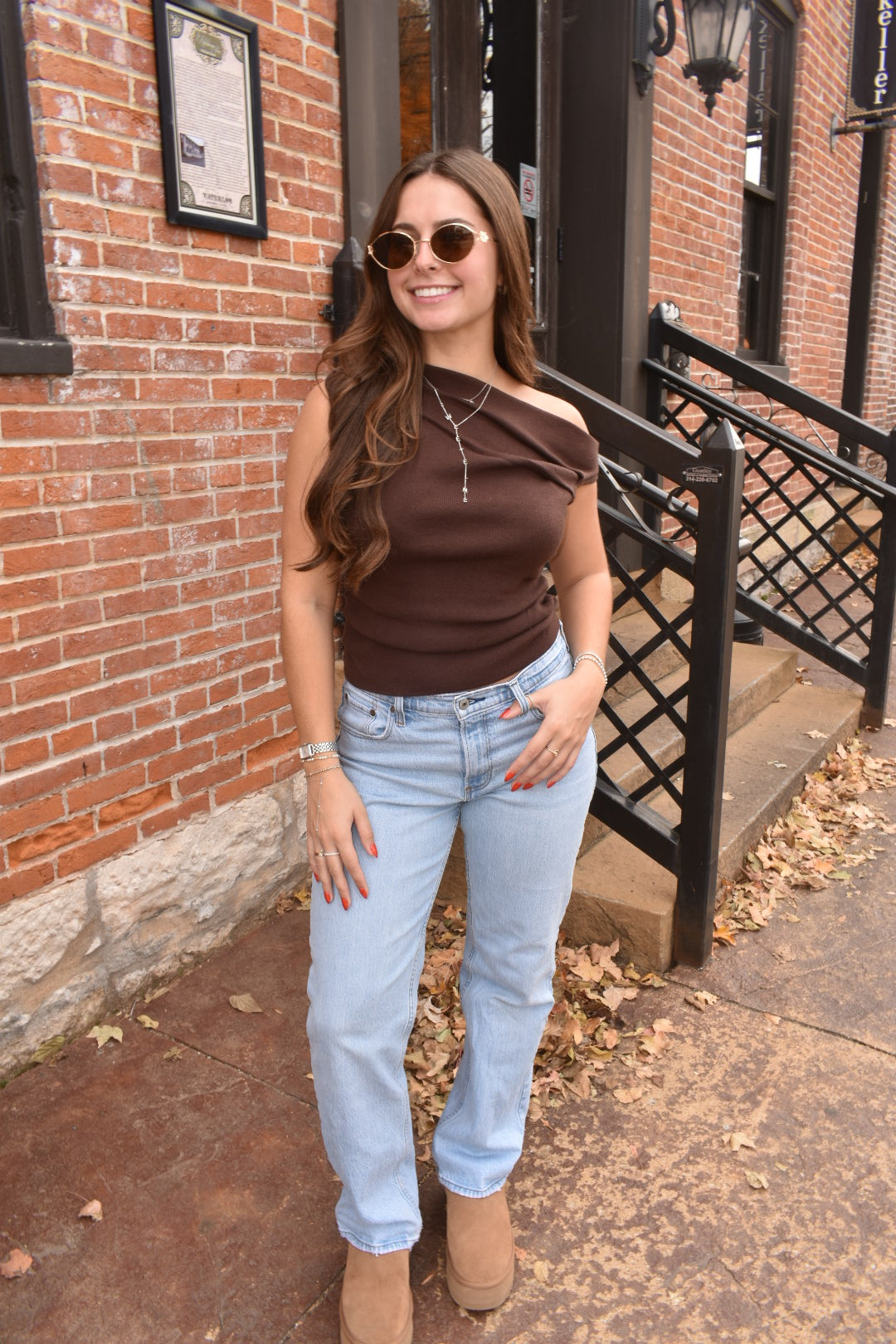 Cocoa Kissed Knit Top