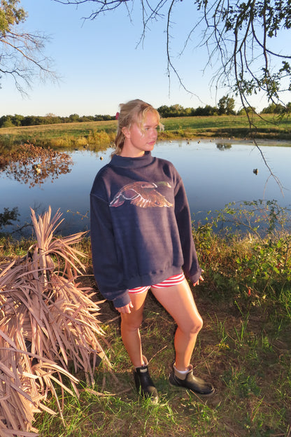 Reversible Lucky Duck Mockneck
