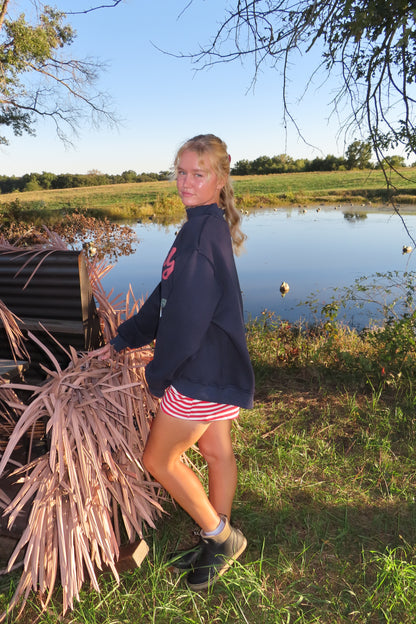 Reversible Lucky Duck Mockneck
