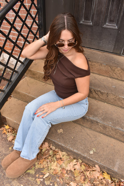 Cocoa Kissed Knit Top