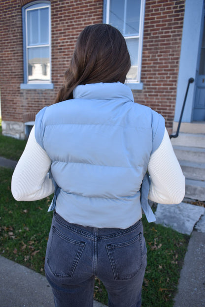 Aspen Blue Puffer Vest