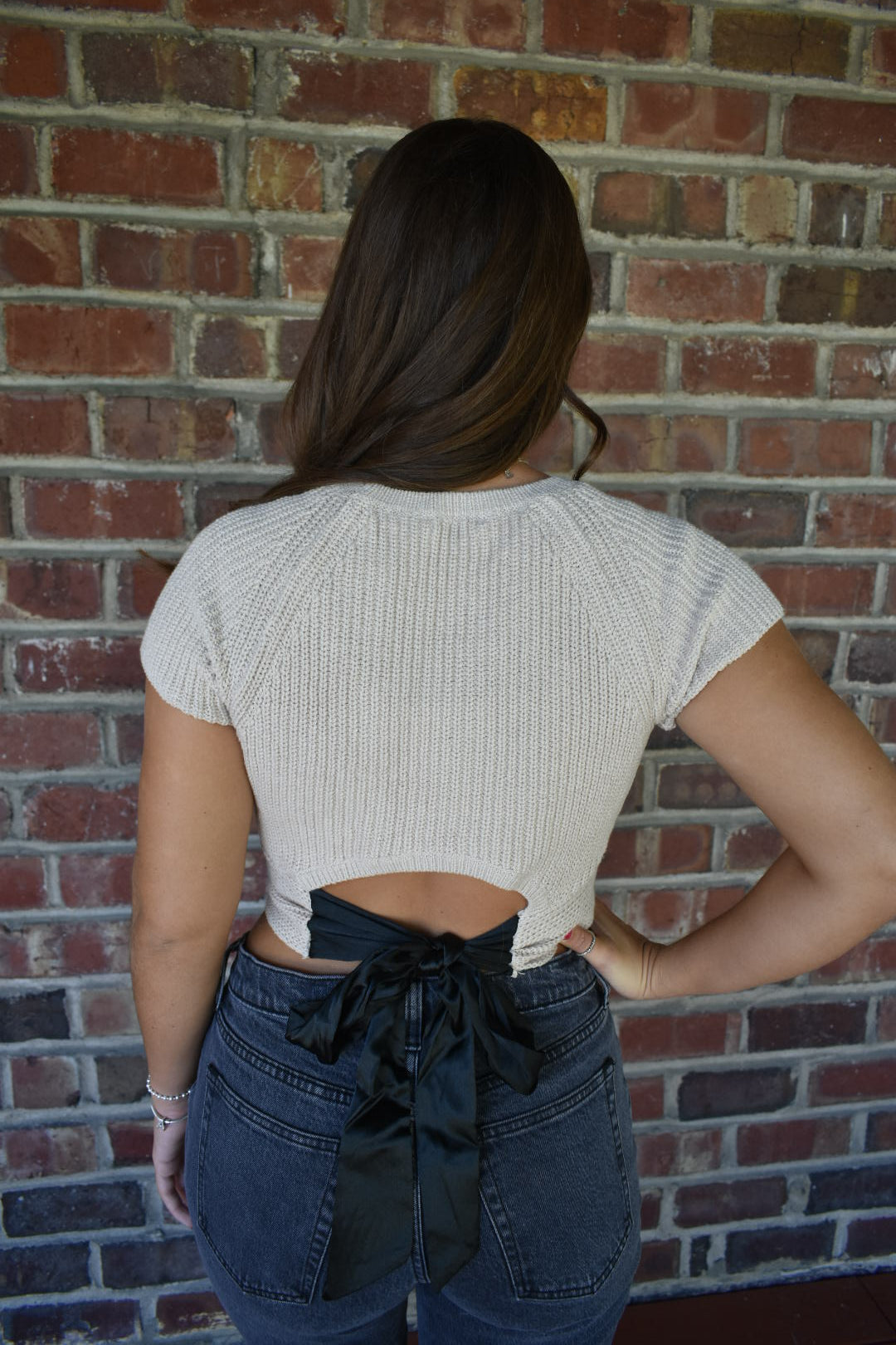 Blair Tie Back Knit Top