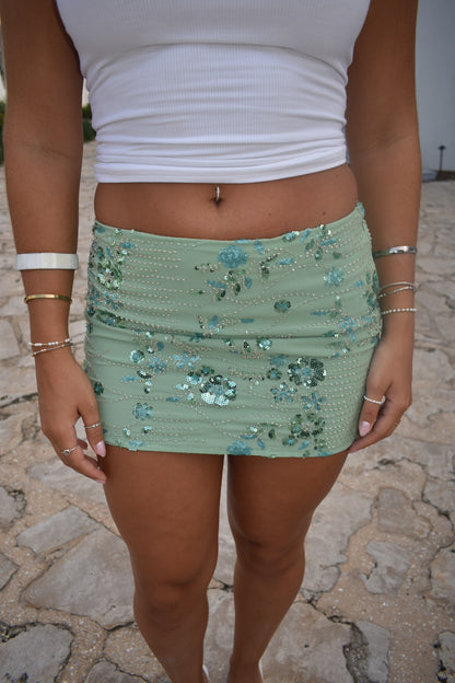 Isla Sequin Mini Skirt