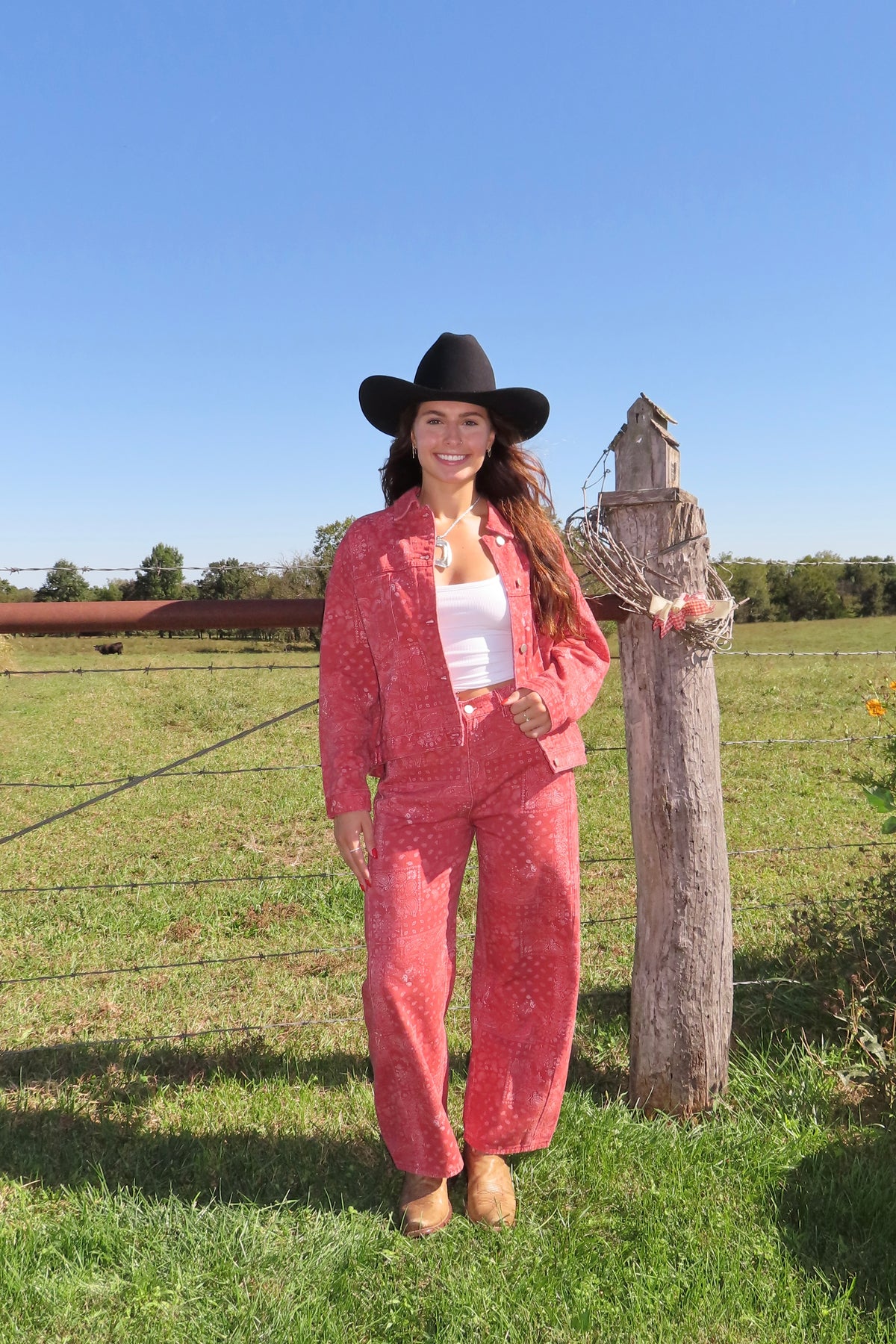 Outlaw Paisley Denim Jacket