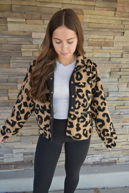 Leopard Luxe Sherpa