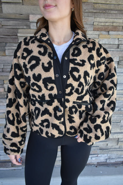 Leopard Luxe Sherpa