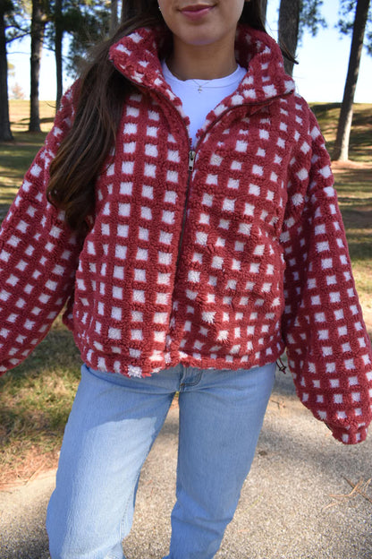 Morello Cherry Puffer Jacket