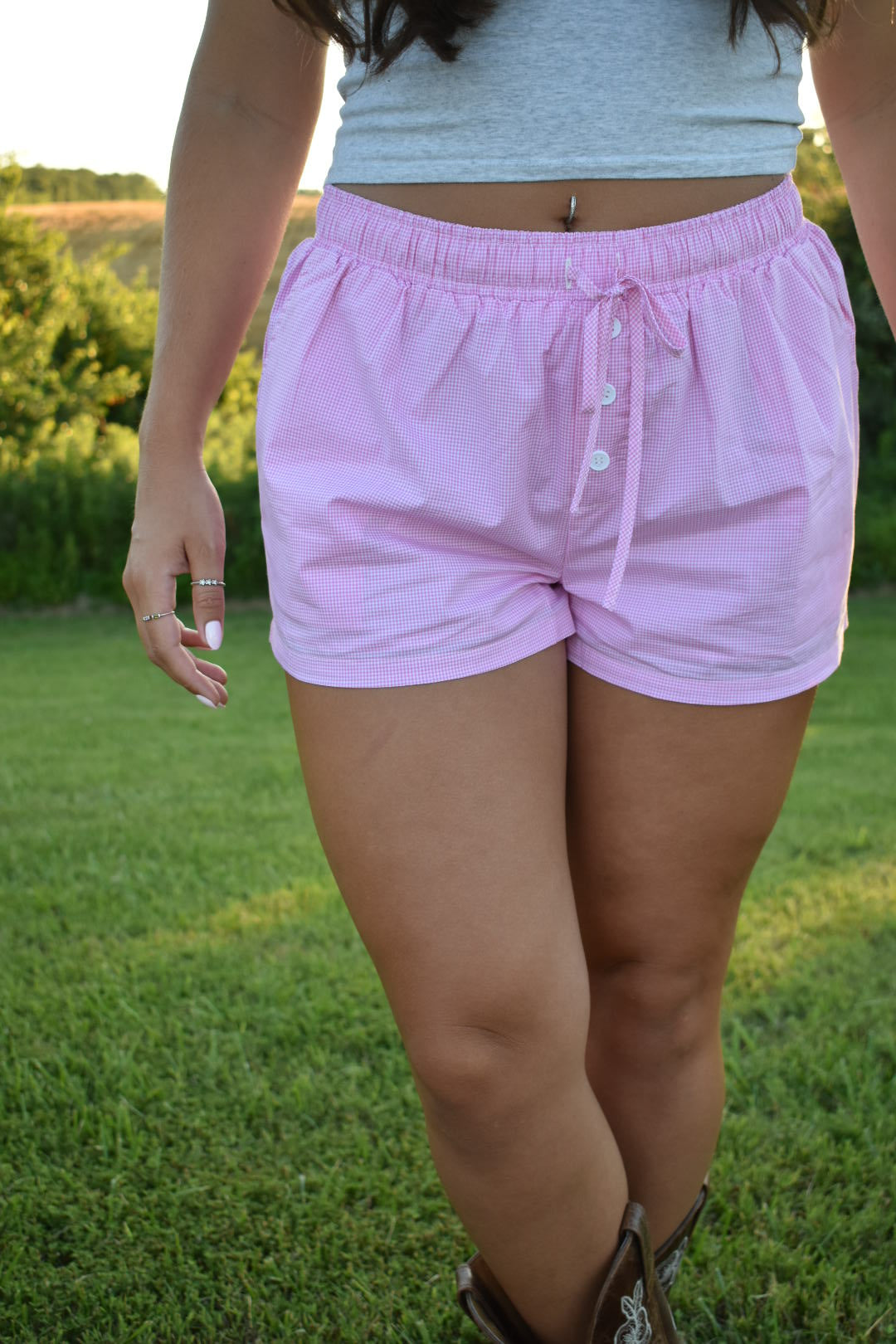 Pink Boxer Shorts