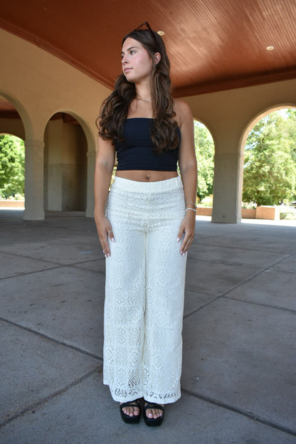 Crochet Straight Leg Pant