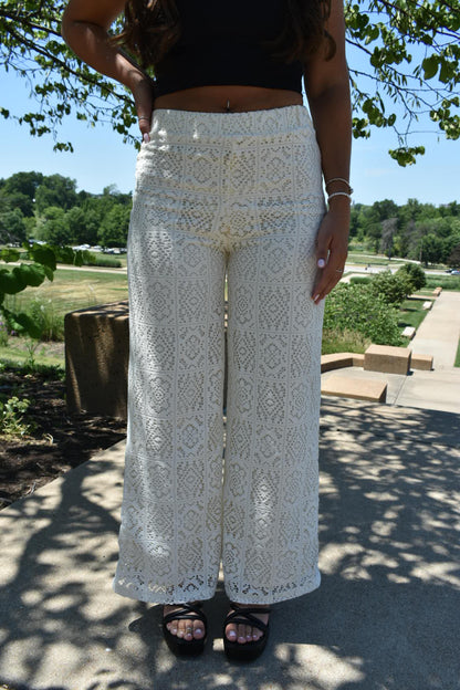 Crochet Straight Leg Pant