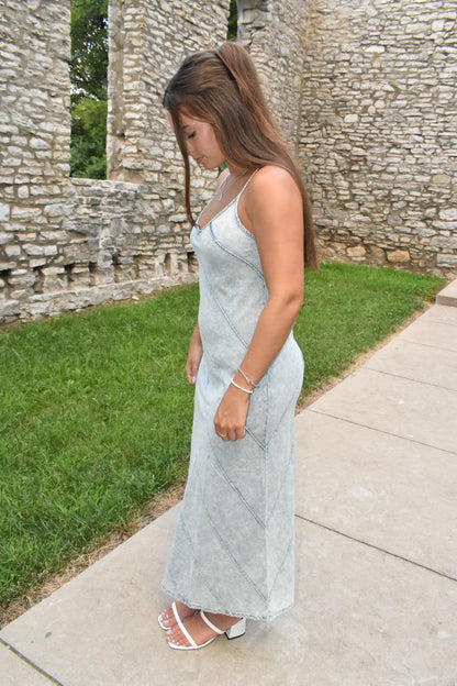 Denim Maxi Dress