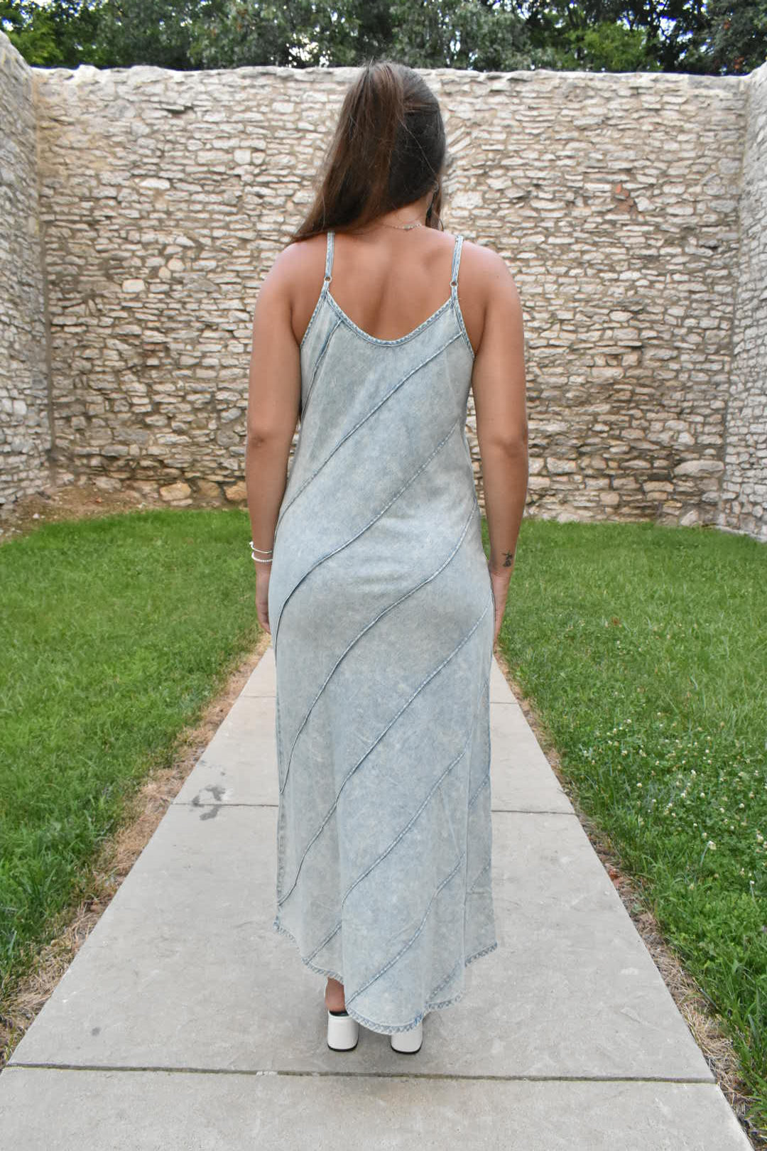 Denim Maxi Dress