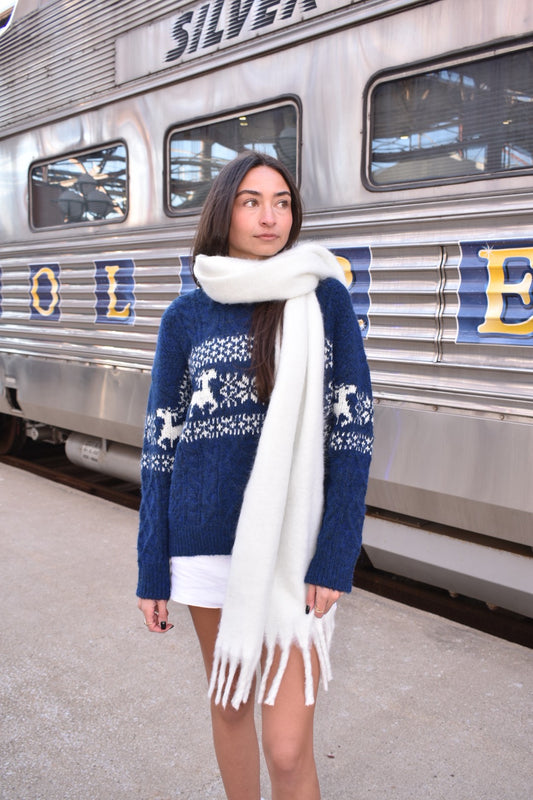 Silent Night Cable Knit Sweater
