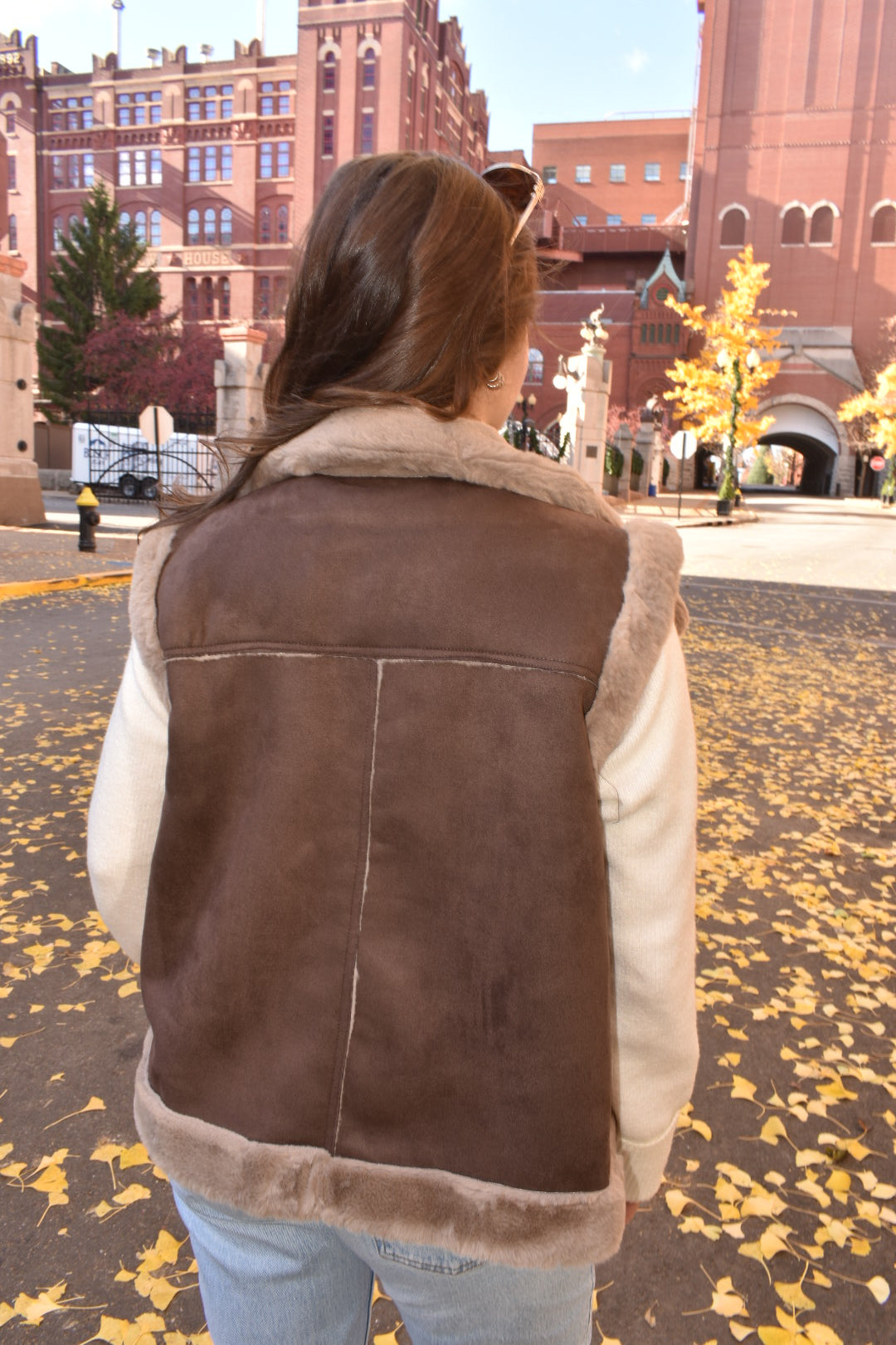 Chestnuts Roasting Fur Vest