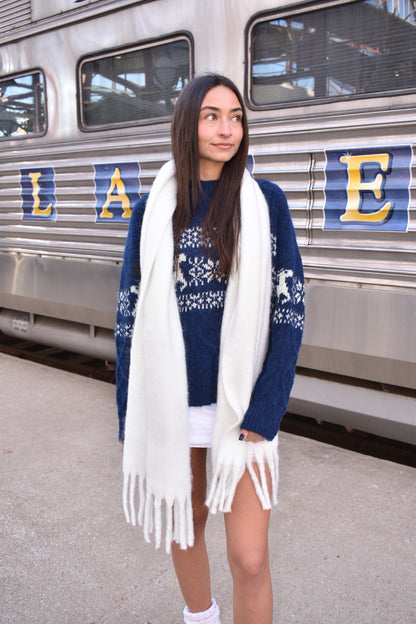 Silent Night Cable Knit Sweater