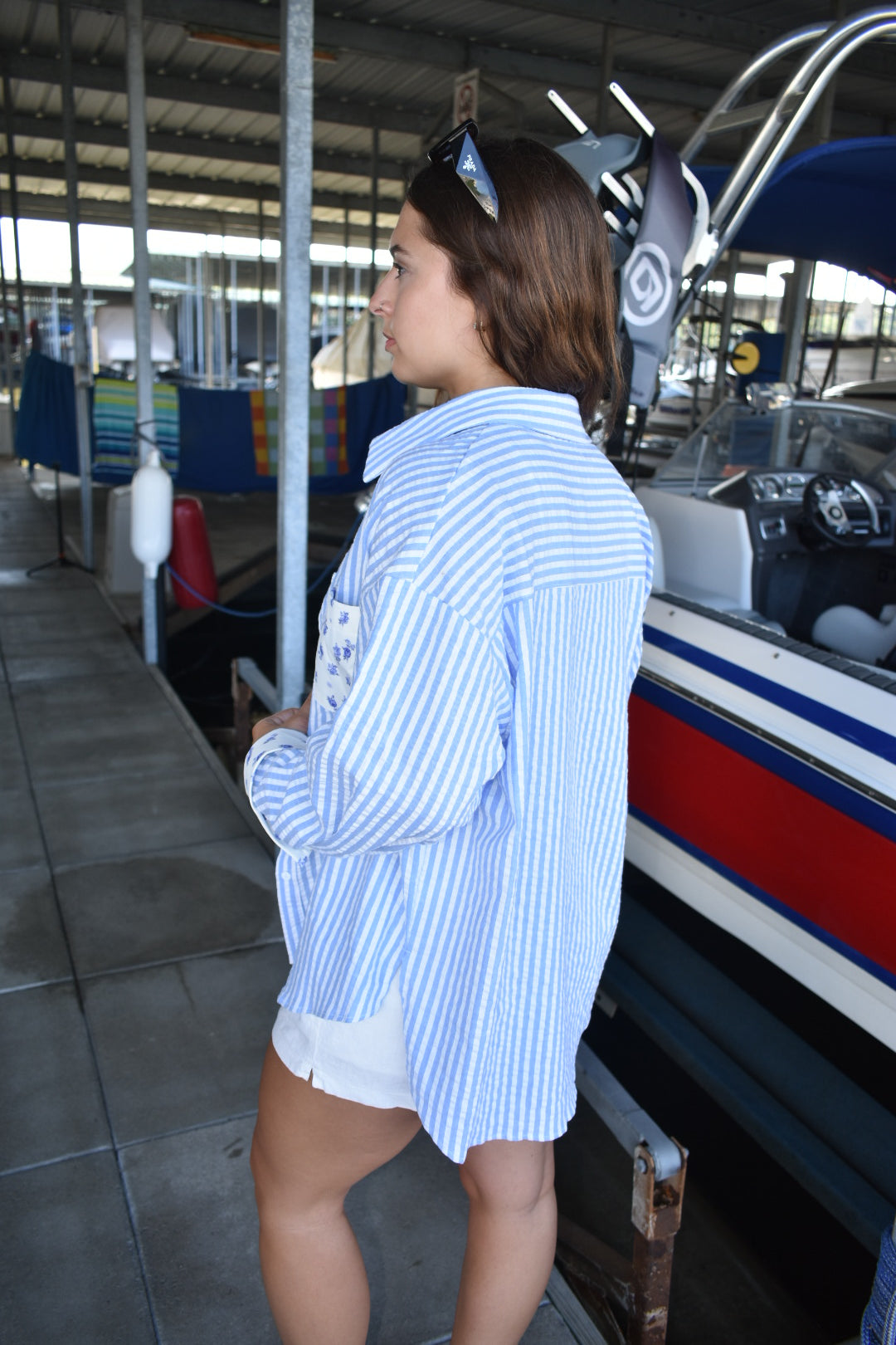Hideaway Floral Button Up