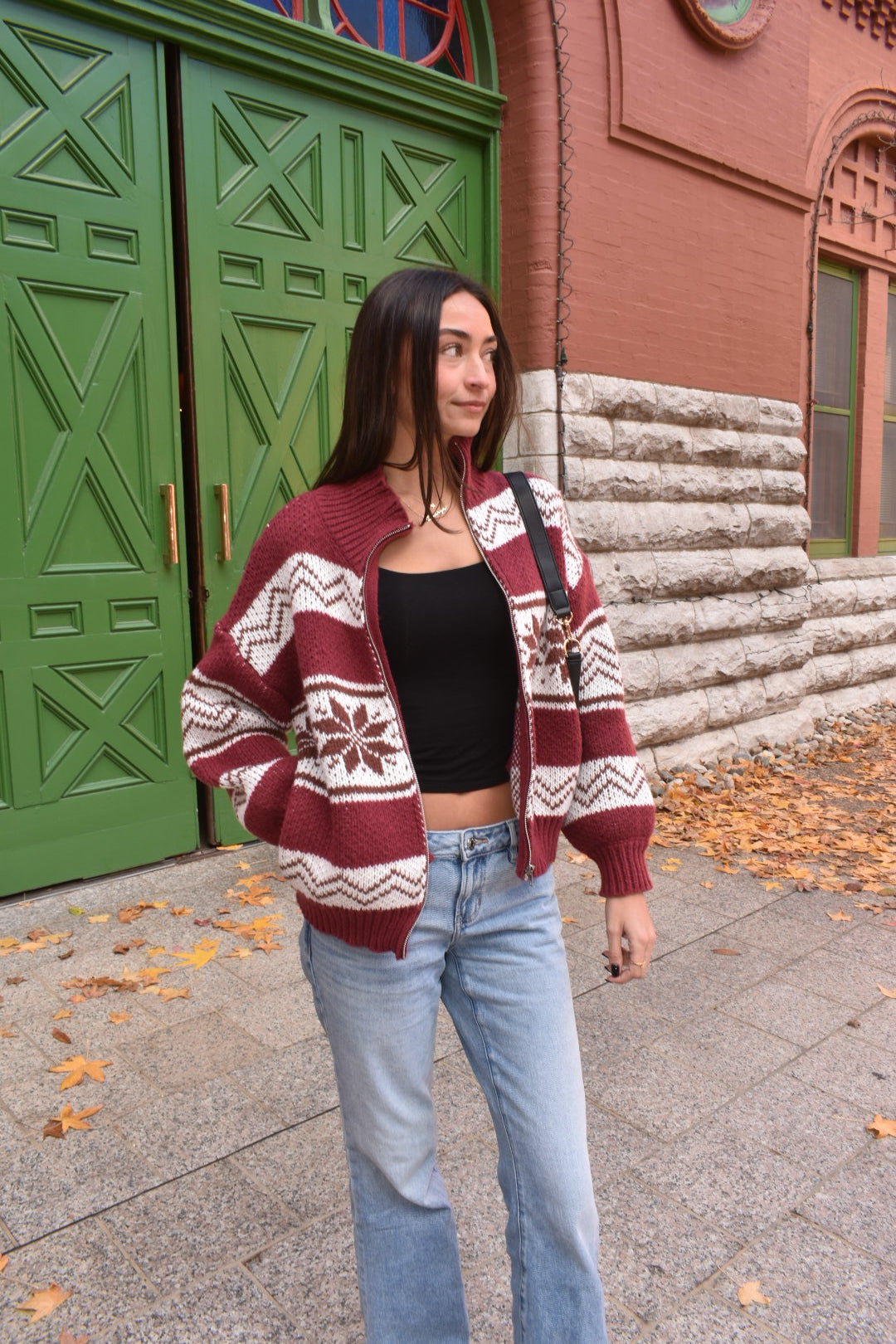 Berry Merry Fair Isle Jacket