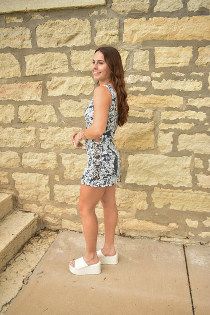 Lotus Oasis Mini Dress