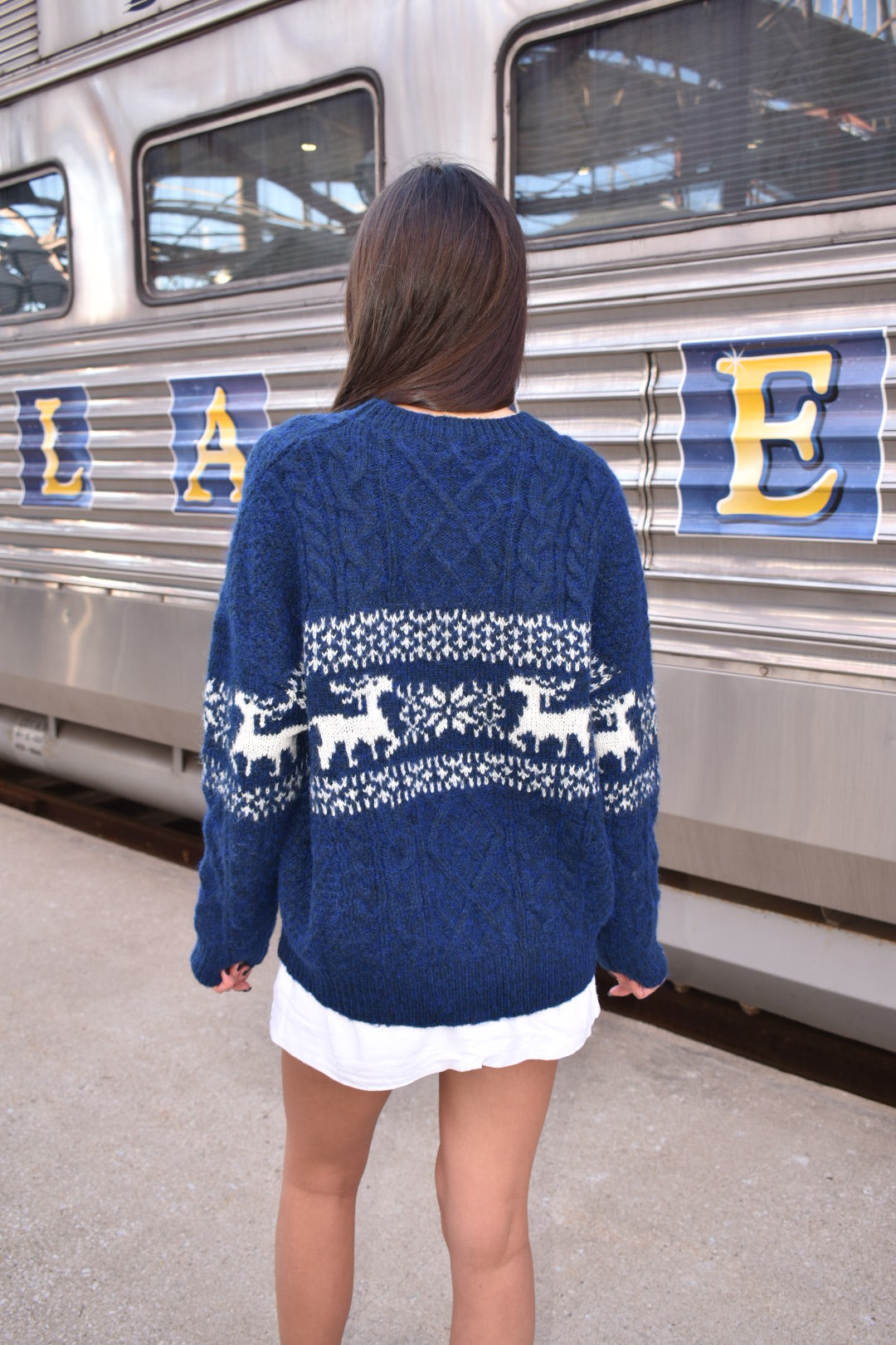 Silent Night Cable Knit Sweater