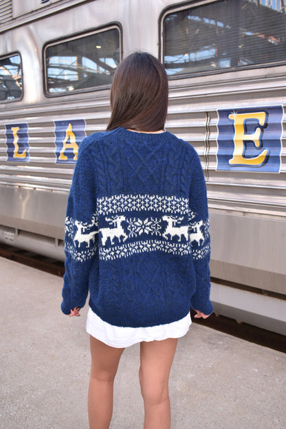 Silent Night Cable Knit Sweater