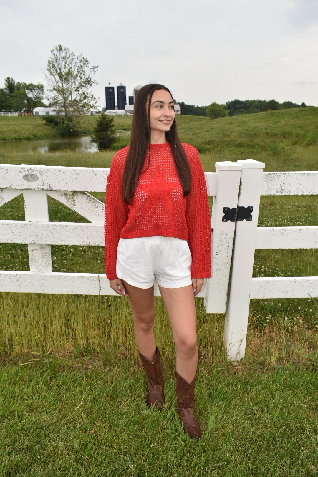 All-American Crochet Sweater