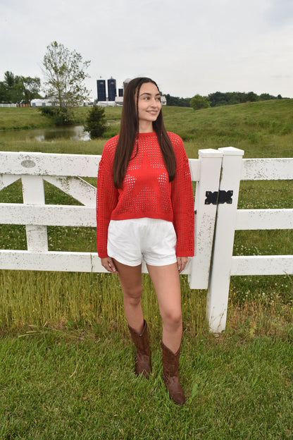 All-American Crochet Sweater