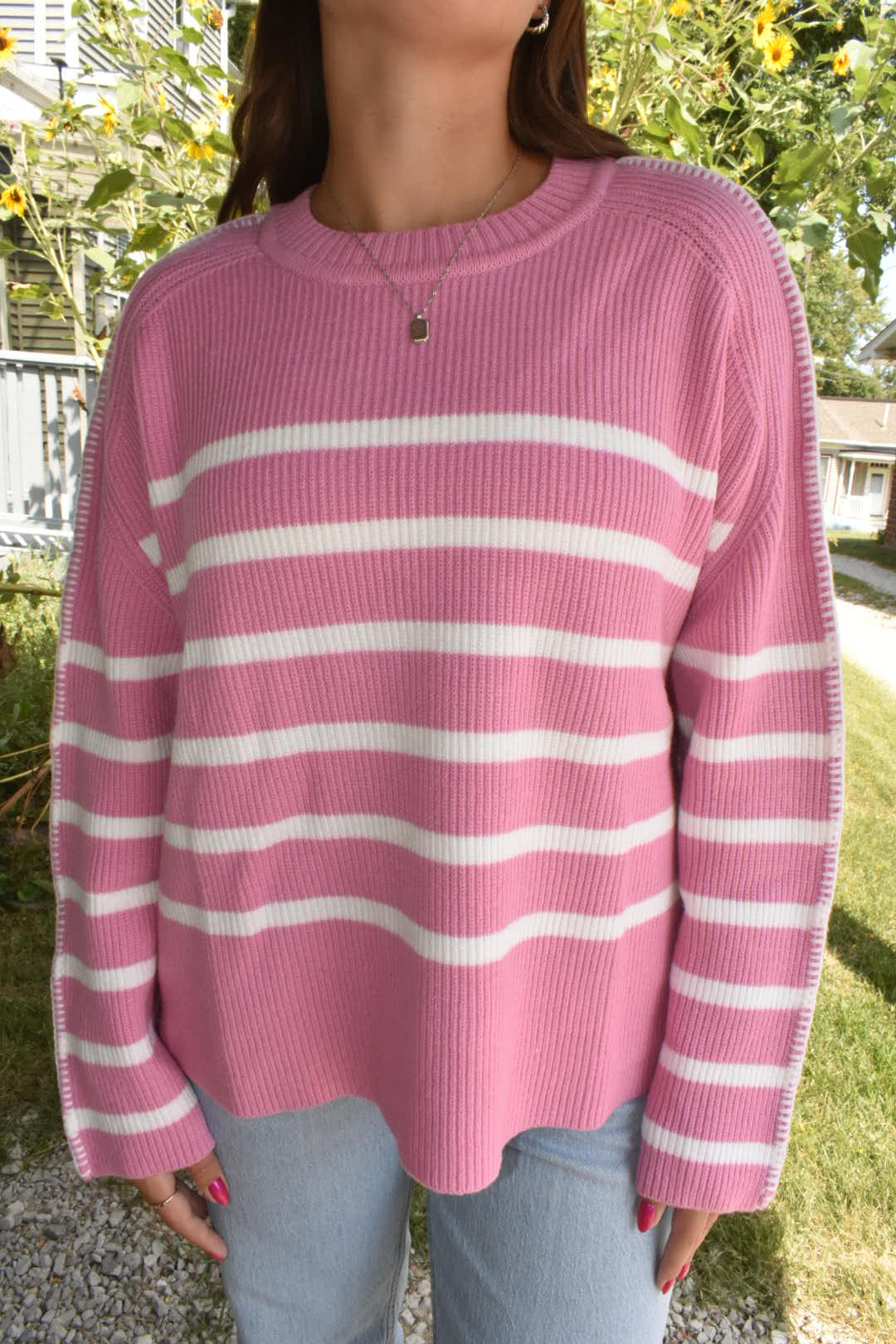 Pretty in Pink Sweater