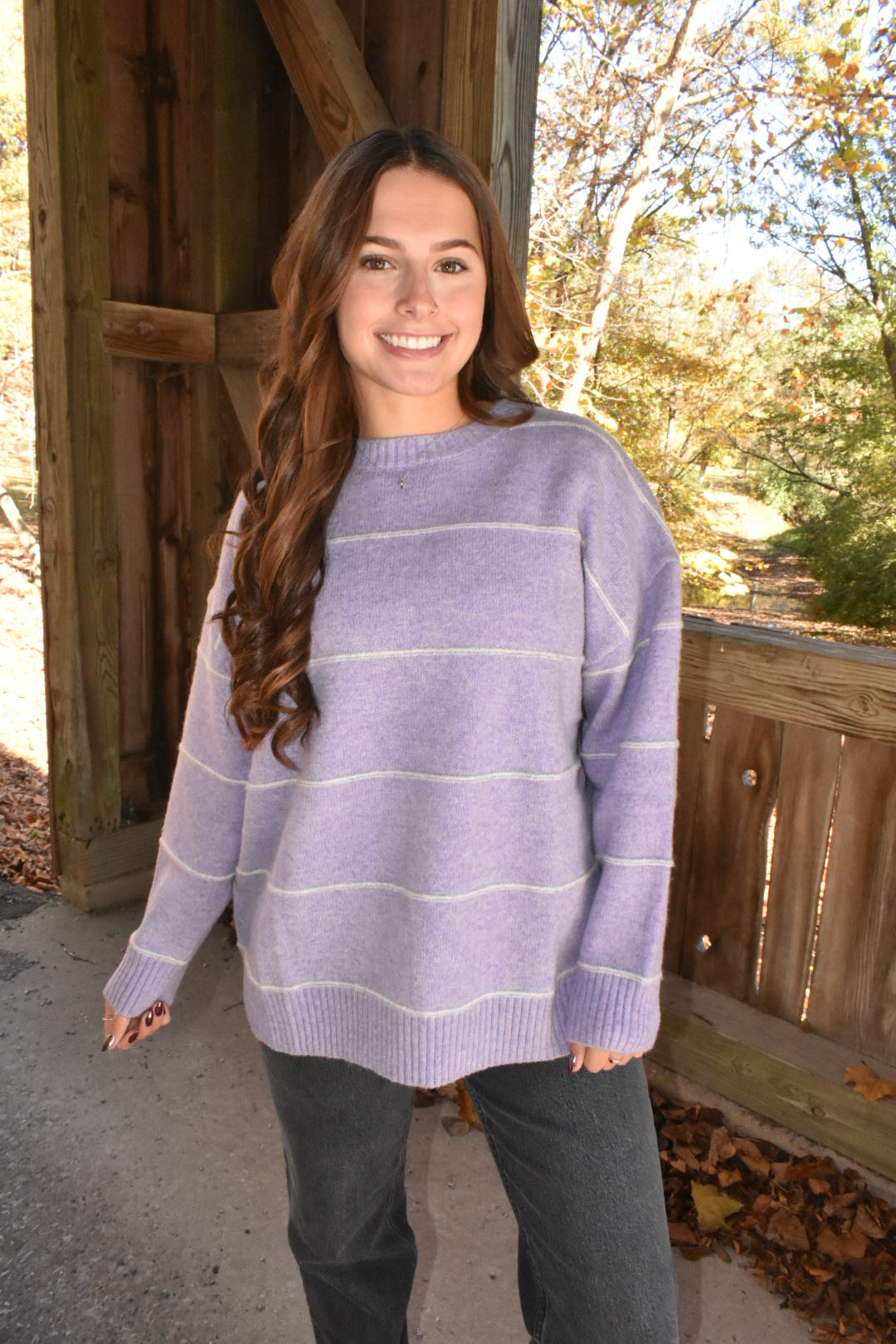 Lavender Fields Sweater