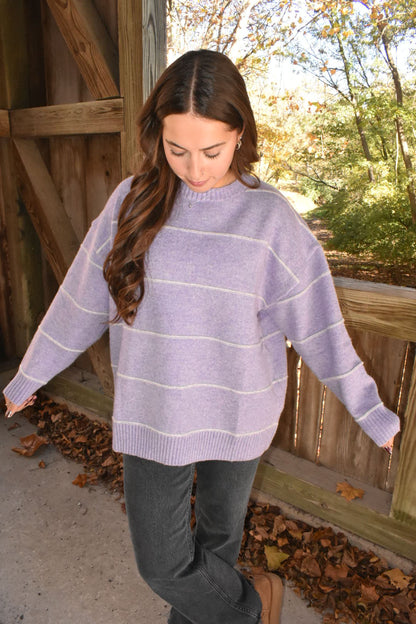 Lavender Fields Sweater